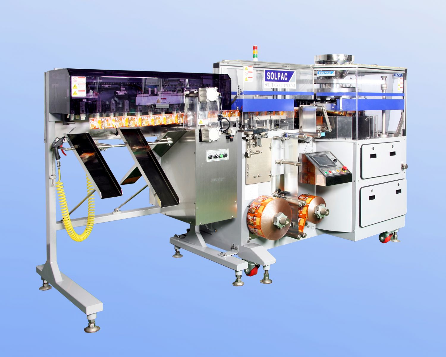 High Speed 3-side Seal Pouch Machine