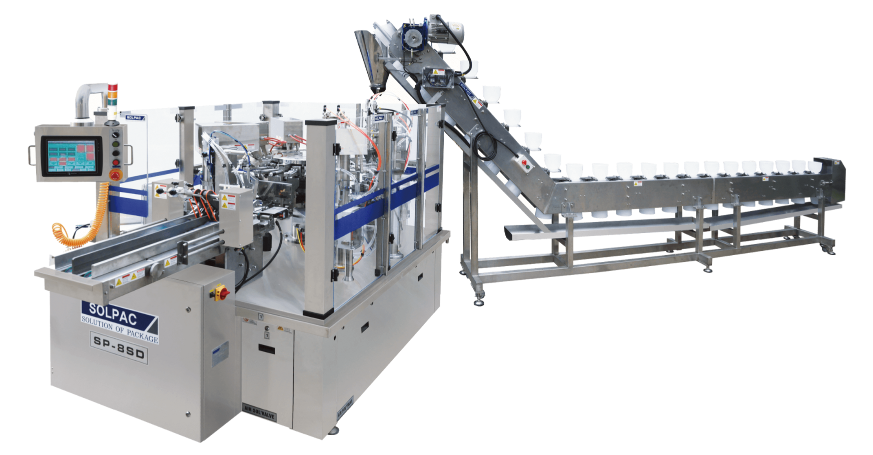 Pre-made pouch packaging line (Turn-key Solution 2)